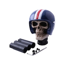 Suntek Manuel Araba Kamyon Kafatası Vites Kolu Topuzu Mavi