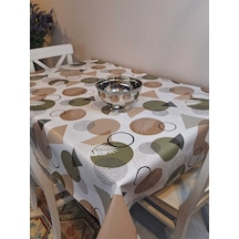 Elyaflı Pvc Masa Örtüsü Modern, Dayanıklı, Silinebilir Ve Şık Görünüm Fnt8289 Çok Renkli