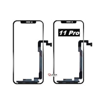 Apple iPhone Uyumlu   11 Pro Dokunmatik Filmli Okalı Ön Cam Lens