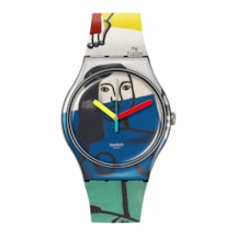 Swatch Suoz363 Leger's Two Women Holding Flowers Unisex Kol Saati