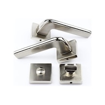 Ege Nikel Inox Kapı Kolu Kare Rozetli Wc Tk
