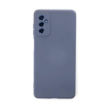 Newface Samsung Galaxy M52 5g Kılıf Nano İçi Kadife Silikon - Gri