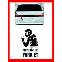 Motorsikleti Fark Et Sticker 15 9cm - Oto Sticker -araba Sticker -
