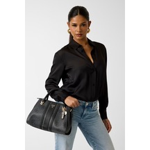 Guess Noelle Logo Iı Kadın El Çantası Hwss9672070 Siyah