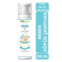 Yenidoğan Bebek Köpük Şampuanı Saç Ve Vücut İçin Organik Ve Doğal