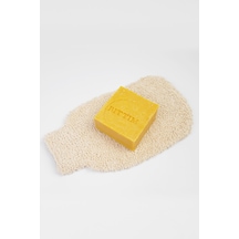 Seltar Home Goods El Yapımı Doğal Bıttım Sabunu 125 G + Banyo Lifi