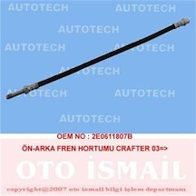 AUTOTECH TVL02 Fren Hortumu Ön Arka Crafter 03-