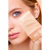 Yavruağzı Yüz Kesesi Lastikli Floş Ipek Peeling Eldiveni Unisex