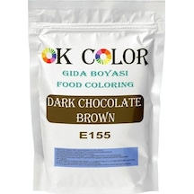 Ok Color Dark Chocolate Brown E155 Kahverengi Toz Gıda Boyası 250 G