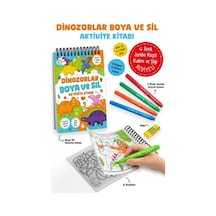 Dinozorlar - Boya Ve Sil Aktivite Kitabı / 3 Yaş + - Dppq-753202