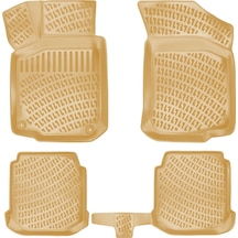 Rizline Seat Toledo 1998-2004 İle Uyumlu 3d Havuzlu Paspas Bej