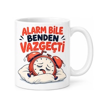 Alarmın İstifası Tasarımlı Porselen Kupa - Model 731 Diğer