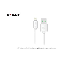 Hytech HY-X93 1m 2.A Apple Uyumlu iPhone  Lightning Şarj Kablosu
