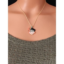 Harmel Jewelry Miyuki Turuncu Frida Kolye Turuncu