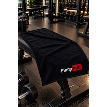 Pumphub Nakışlı Siyah Spor Salonu Havlusu Sporcu Havlusu 50 X 90 Premium Yumuşak Dokulu %100 Organik Pamuk Kırmızı - 892890455 Kırmızı