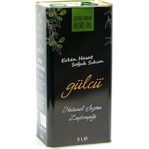 Gülcü Erken Hasat Soğuk Sıkım Natural Sızma Zeytinyağı Teneke 5 L