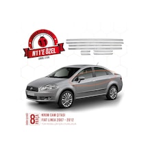 intakrom Fiat Linea Krom Cam Çıtası 8 Parça 2007-2011