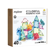 Mideer Renkli Magnetic Tiles - Sihirli Orman