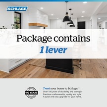 Lock Company Latitude Kolu Century Çerçeveli Dönmeyen Kilit, Parlak Nikel F170 Lat 618 Cen 2 Paketi