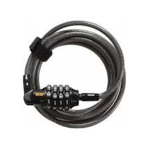 Onguard Terrier Combo 4 8061 Şifreli Bisiklet Kilidi 120 CMx6 MM Siyah