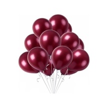 Metalik Bordo Balon 12 İnc