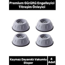 Premium Gürültü Engelleyici Titreşim Önleyici Kauçuk Çamaşır Bulaşık Makinesi 4 Adet Ayak Pedleri Gr Diğer