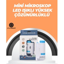 Portatif El Mikroskop Led Işıklı, Aynı Anda Net Odaklama - Lisinya