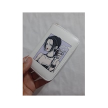 Owlbag Company Owl Bag Nana Osaki Beyaz Portre Desenli Tasarım Suni Deri Cüzdan Çok Renkli