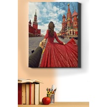 Webstyle Sayılarla Boyama Seti Kasnaklı Meydanın Kızıllığı 60 X 75 Cm