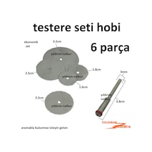 Mini Kalıpçı Testere Seti 6 Parça Hobi Daire Testere Set