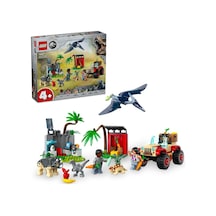 LEGO® Jurassic World Yavru Dinozor Kurtarma Merkezi 76963-4+ Yaratıcı Oyuncak Yapım Seti - 139 Parça