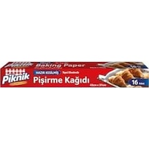 Piknik Gıda Ambalaj Pişirme Kağıdı Hazır Kesilmiş 16 Adet 1455 Acı Kahve