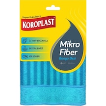 Koroplast Mikrofiber Banyo Bezi Mavi 30 x 30 CM 6 x 2'li