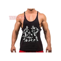 Tarzsokak Gym Tank Top Fitness Sporcu Atleti Gym66 Siyah
