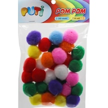 Puti Ponpon 30mm 30lu - 2 Paket