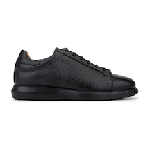 Tamer Tanca Erkek Hakiki Deri Siyah Sneakers & Spor Ayakkabı 1170 Çst-1 Erk Ayk Y26 Sıyah