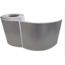 200'lü Sarım Tekli Silver Mat Barkod Etiketi 150 X 100