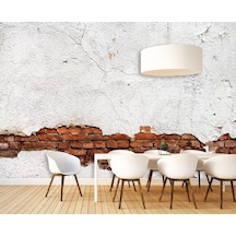 Çatlak Duvar Desenli Duvar Kağıdı 3D Boyutlu (397462471)