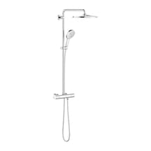 Grohe Rainshower Smartactive 310 Duvara Monte Termostatik Bataryalı Duş Sistemi - 26648000 Gümüş