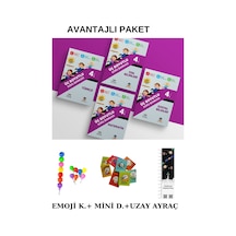 Zeka Küpü 4. Sınıf Üç Boyutlu Tüm Dersler Soru Bankası Seti Emoji K. + Mini D. + Uzay A. Yeni