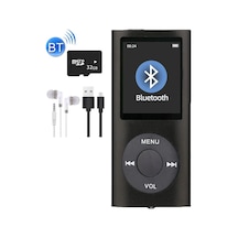 5007mp 32gb Tf Kart  Metal Mp3 Player Renli Ekranlı Fm Radyolu Bluetoth Lu Hafıza Kartı Girişli Müzik Çalar 32gb