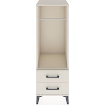 Hyperion Dolap Tek Raflı Tek Çekmeceli Tek Askılı 44x44x134 Aytaşı-aytaşı Aytası