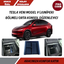 Tesla Yeni Model Y Juniper Bölmeli Orta Konsol Düzenleyici Araç