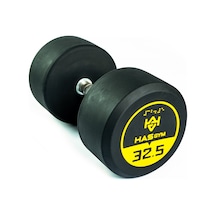 Alin Hasgym 32,5 Kg Kauçuk Kaplı Profesyonel Olimpik Dumbbell Dambıl