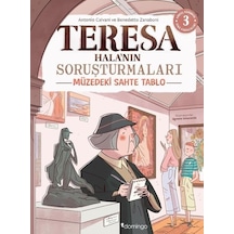 Görsel Mantıksal ve Bilişsel Beceri Etkinlikleri (7-9 Yaş) - Teresa Halanın Soruşturmaları 3 (Çıkartmalı) - Antonio Calvani - Domingo Yayınevi