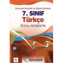 7. Sınıf Türkçe Konu Anlatımlı Güvender