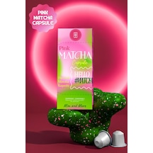 Pink Matcha Kapsül Nespresso Uyumlu Pembe Superfood Matcha Tozu, 10'lu Paket
