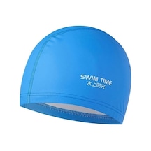 Yetişkin Erkekler Ve Kadınlar İçin Sones Pu Kaplamalı Su Geçirmez Genişletilmiş Yüzme Bonesi Mavi Pm Mavi Mavi