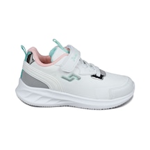 Jump 28106 Cırtlı Beyaz - Somon Kız Çocuk Sneaker Günlük Spor Ayakkabı