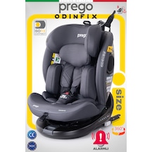 Prego Odinfix Alarmlı 360 Derece Dönebilen -0-36 Kg - I- Size Belgeli - Top Tetherlı Oto Koltuğu